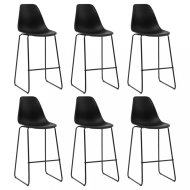 vidaXL Barové stoličky 6ks plast / kov 279654 - cena, porovnanie