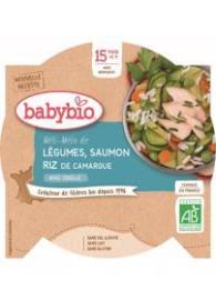 Babybio Zelenina s lososom a ryžou 260g