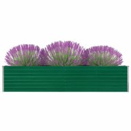 vidaXL Záhradný kvetináč pozinkovaná oceľ 320x40x45 cm Zelená 47053 - cena, porovnanie