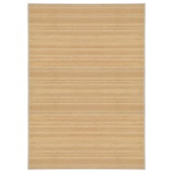 vidaXL Bambusový koberec 160x230cm prírodná farba