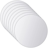 vidaXL 16 ks zrkadlové kachličky sklenené okrúhle - cena, porovnanie