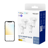 Yeelight GU10 Smart Bulb W1 (Color) 4-pack - cena, porovnanie