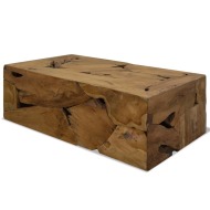 vidaXL Konferenčný stolík, 90x50x30 cm, pravé teakové drevo, hnedý - cena, porovnanie