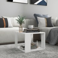 vidaXL Konferenčný stolík biely 40x40x30 cm drevotrieska - cena, porovnanie