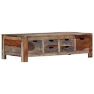 vidaXL Konferenčný stolík sivý 100x50x30 cm masívne sheeshamové drevo - cena, porovnanie