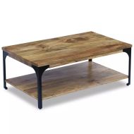 vidaXL Konferenčný stolík z mangového dreva, 100x60x38 cm - cena, porovnanie