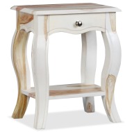 vidaXL Nočný stolík, sheeshamový masív 40x30x50 cm - cena, porovnanie