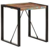 vidaXL Jedálenský stôl 70x70x75 cm, recyklovaný masív - cena, porovnanie