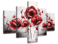 Gario Obraz na plátne Červené Vlčie maky 100 x 70 cm