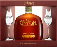 Ophyum Grand Premiere Rhum 12y + 2 poháre 0.7l - cena, porovnanie