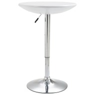 vidaXL Barový stôl biely Ø60 cm ABS - cena, porovnanie