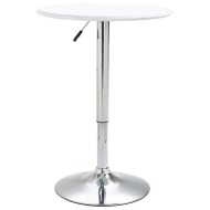 vidaXL Barový stôl biely Ø60 cm MDF - cena, porovnanie