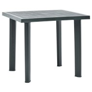 vidaXL Záhradný stôl, zelený 80x75x72 cm, plast - cena, porovnanie