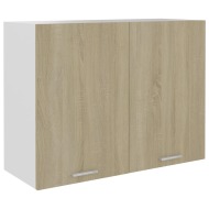 vidaXL Závesná skrinka, dub sonoma 80x31x60 cm, drevotrieska - cena, porovnanie
