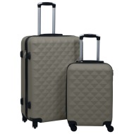 vidaXL Súprava cestovných kufrov s tvrdým krytom 2 ks antracitová ABS - cena, porovnanie