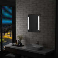 vidaXL Kúpeľňové LED nástenné zrkadlo s poličkou 50x70 cm - cena, porovnanie