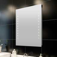 vidaXL Kúpeľňové zrkadlo s LED svietidlami 60 x 80 cm (D x V) - cena, porovnanie