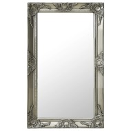 vidaXL Nástenné zrkadlo v barokovom štýle 50x80 cm strieborné - cena, porovnanie