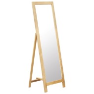 vidaXL Voľne stojace zrkadlo 48x46,5x150 cm masívne dubové drevo - cena, porovnanie