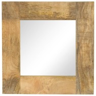 vidaXL Zrkadlo masívne mangovníkové drevo 50x50 cm - cena, porovnanie