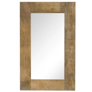 vidaXL Zrkadlo masívne mangovníkové drevo 50x80 cm - cena, porovnanie