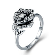 Emporial strieborný prsteň Krásna ruža SCR382 - cena, porovnanie