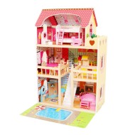 Eco Toys Drevený domček Kira - cena, porovnanie