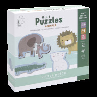 Little Dutch Puzzle 6v1 Zoo - cena, porovnanie