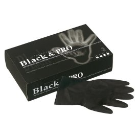 Sibel Rukavice latex Black & Pro 20ks