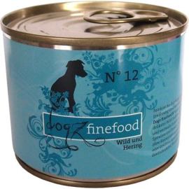 Dogz Finefood No.12 - so zverinou a sledím mäsom 200g