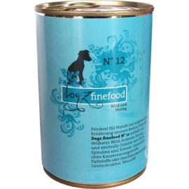 Dogz Finefood No.12 - so zverinou a sledím mäsom 400g
