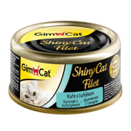 Gimpet ShinyCat filet kura s tuniakom 70g - cena, porovnanie
