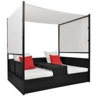 vidaXL Záhradná posteľ so strieškou 190x130 cm - cena, porovnanie