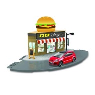 Bburago 1:43 Street Fire City Fast Food - cena, porovnanie
