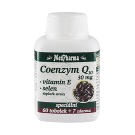 MedPharma Coenzym Q10 30mg + Vitamín E 67tbl