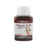 MedPharma Vitamín A+D (5000 I.U./400 I.U.) 37tbl - cena, porovnanie