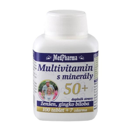 MedPharma Multivitamín s minerálmi 50+ 107tbl
