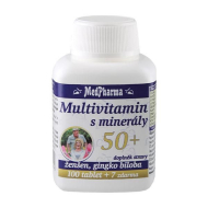 MedPharma Multivitamín s minerálmi 50+ 107tbl - cena, porovnanie