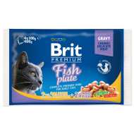 Brit Premium Cat Fish Plate 4x100g - cena, porovnanie