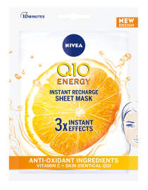 Nivea Q10 plus C Anti-Wrinkle + Energy 10 Minutes Sheet Mask