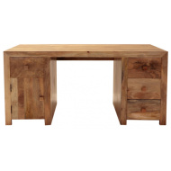 LakŠmi-indickynabytok.sk Písací stôl Hina 160x76x80 z mangového dreva - cena, porovnanie