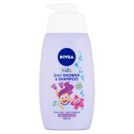 Nivea Kids 2in1 Shower & Shampoo Girl 500ml - cena, porovnanie