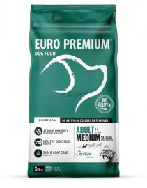 Euro-Premium Medium Adult Chicken & Rice 3kg