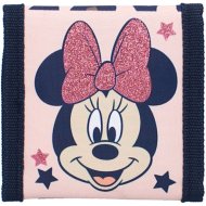 Vadobag Dievčenská peňaženka Minnie Mouse s trblietavou mašľou