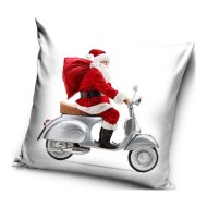 Carbotex Vianočný vankúš Santa na Vespe - cena, porovnanie