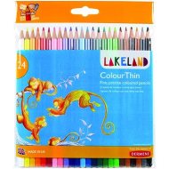 Derwent Lakeland ColourThin, šesťhranné 24 farieb - cena, porovnanie