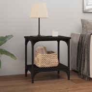 vidaXL Bočný stolík čierny 40x30x42 cm spracované drevo - cena, porovnanie