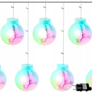 Iso Trade Vianočná svetelná reťaz 108 LED Vianočná Guľa - 5m - cena, porovnanie