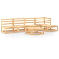 Shumee  6-dielna záhradná sedacia súprava masívne borové drevo 3075519 - cena, porovnanie