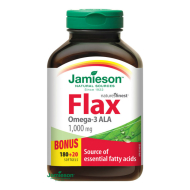 Jamieson Flax Omega-3 1000mg 200tbl - cena, porovnanie